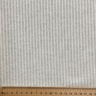 Decoration fabric DOBBY Colored stripe light grey