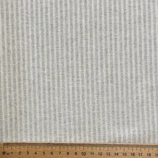 Decoration fabric DOBBY Colored stripe light grey