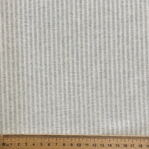Decoration fabric DOBBY Colored stripe light grey