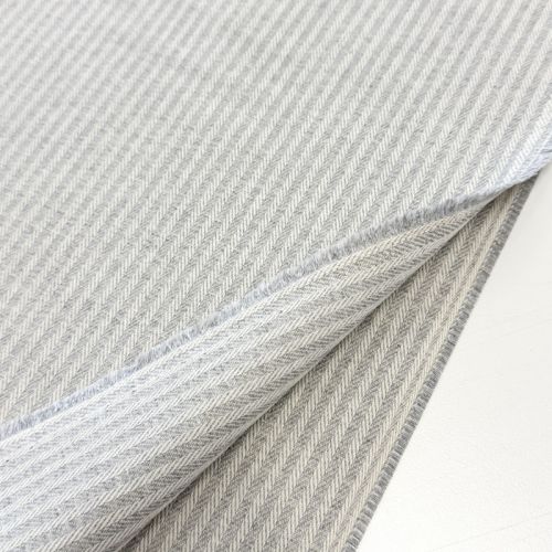 Decoration fabric DOBBY Colored stripe light grey