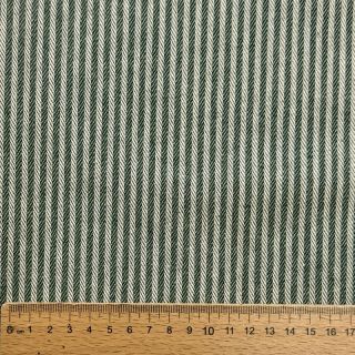 Decoration fabric DOBBY Colored stripe bottle green