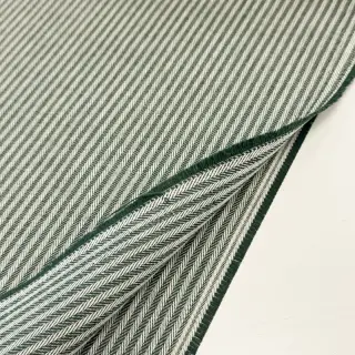 Decoration fabric DOBBY Colored stripe bottle green