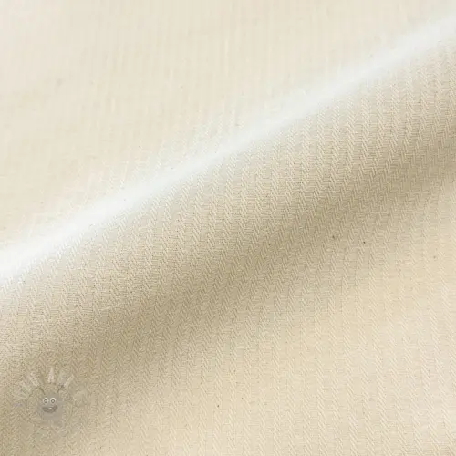 Decoration fabric DOBBY Colored stripe naturel