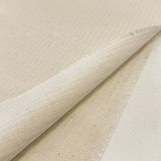 Decoration fabric DOBBY Colored stripe naturel