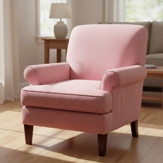 Decoration fabric DOBBY Colored stripe fuchsia