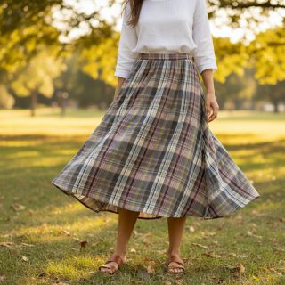 Cotton fabric YARN DYED Check Nina multi