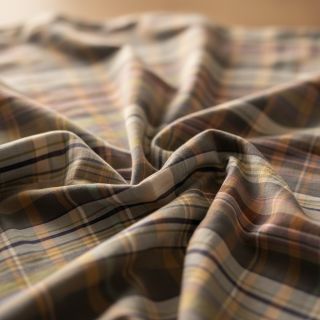 Cotton fabric YARN DYED Check Nina multi