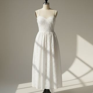 Cotton fabric EMBROIDERY 2 side Camelia