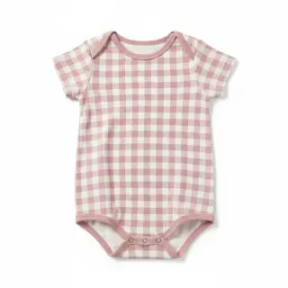 Cotton fabric FLANNEL BIG Check light pink