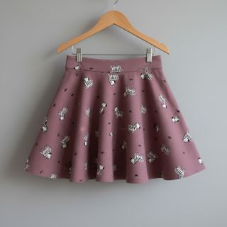 Cotton fabric FLANNEL Zebras mauve