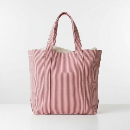 Decoration fabric DOBBY Colored stripe cherry