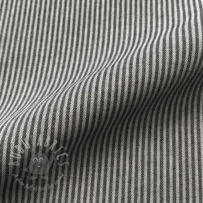 Decoration fabric DOBBY Colored stripe black