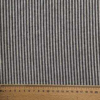 Decoration fabric DOBBY Colored stripe black