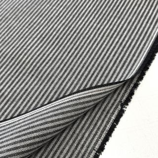 Decoration fabric DOBBY Colored stripe black