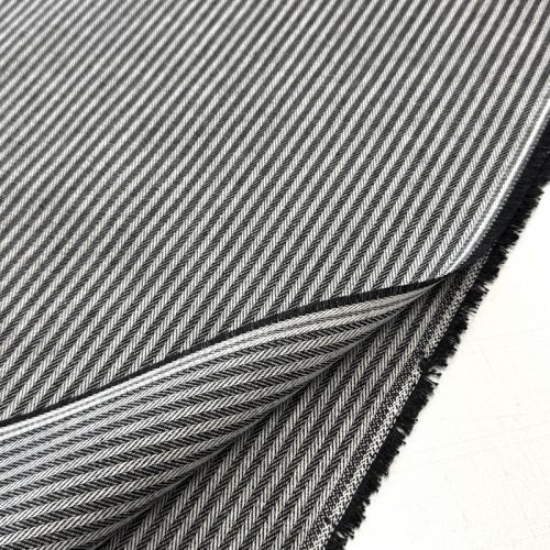 Decoration fabric DOBBY Colored stripe black