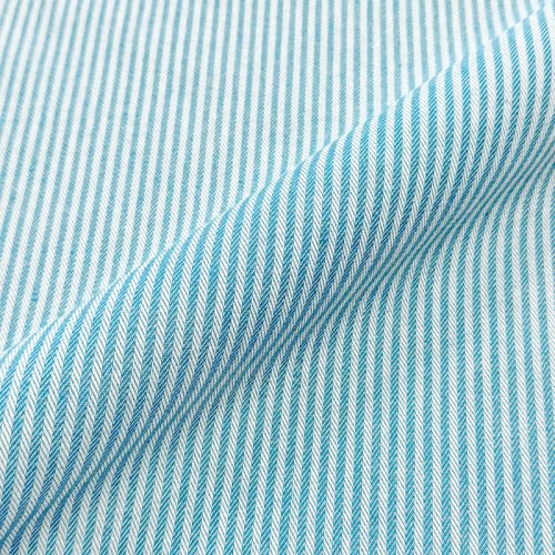 Decoration fabric DOBBY Colored stripe turquoise