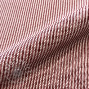 Decoration fabric DOBBY Colored stripe burgundy