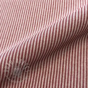 Decoration fabric DOBBY Colored stripe burgundy