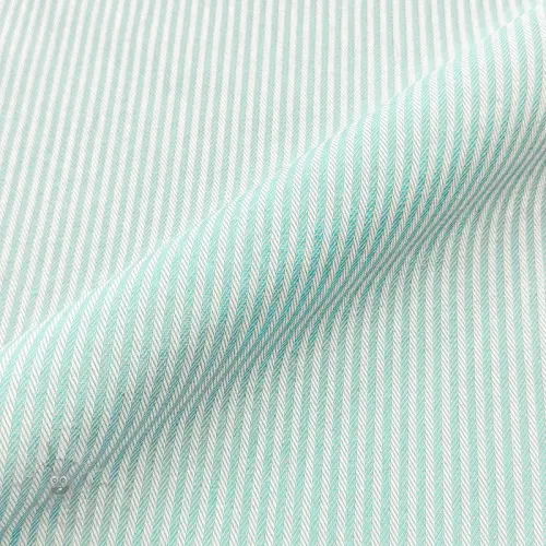 Decoration fabric DOBBY Colored stripe mint