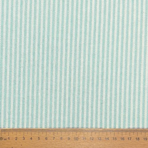 Decoration fabric DOBBY Colored stripe mint