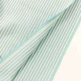 Decoration fabric DOBBY Colored stripe mint
