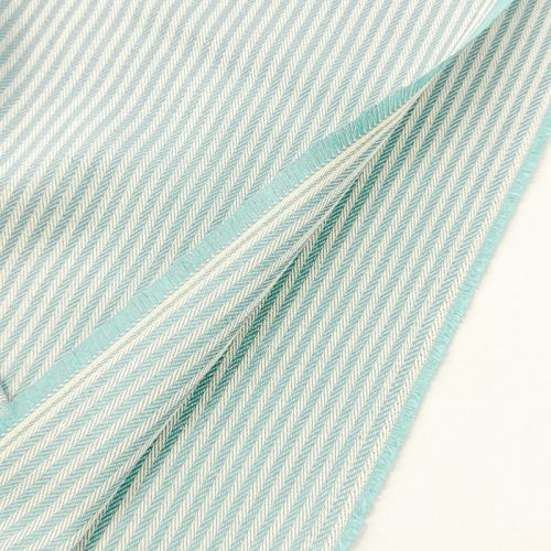Decoration fabric DOBBY Colored stripe mint
