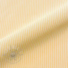 Decoration fabric DOBBY Colored stripe pastel yellow