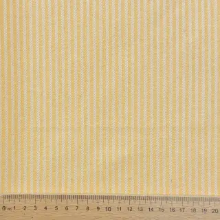Decoration fabric DOBBY Colored stripe pastel yellow