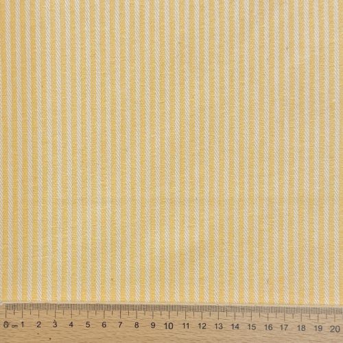 Decoration fabric DOBBY Colored stripe pastel yellow