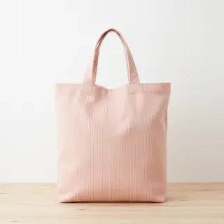 Decoration fabric DOBBY Colored stripe light pink