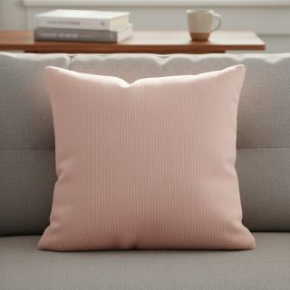 Decoration fabric DOBBY Colored stripe light pink