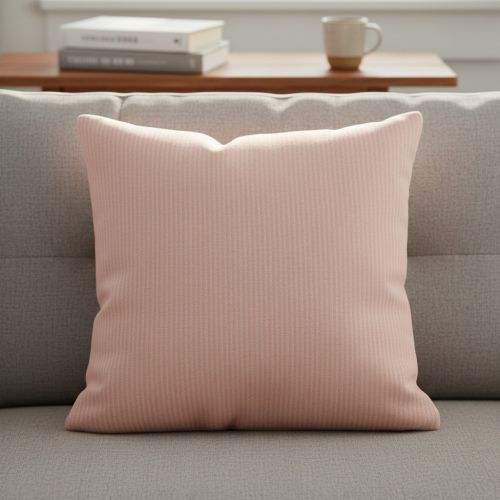 Decoration fabric DOBBY Colored stripe light pink