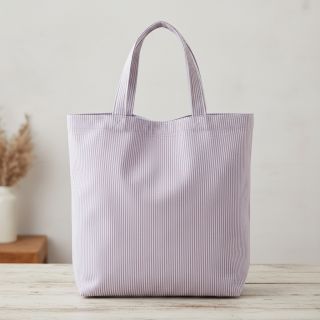 Decoration fabric DOBBY Colored stripe lavender