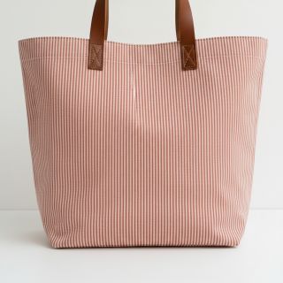 Decoration fabric DOBBY Colored stripe dark orange