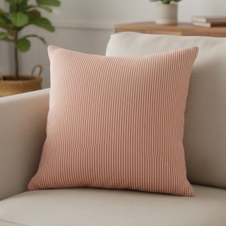 Decoration fabric DOBBY Colored stripe dark orange