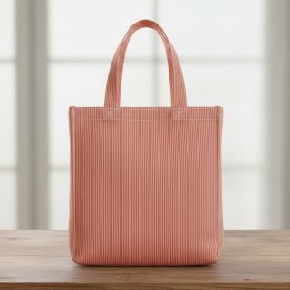 Decoration fabric DOBBY Colored stripe coral