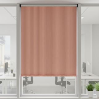 Decoration fabric DOBBY Colored stripe coral