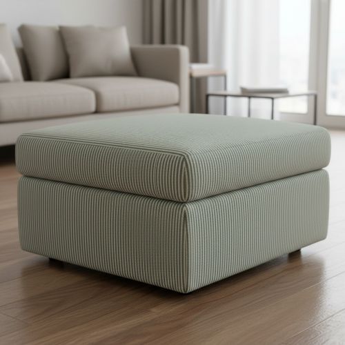 Decoration fabric DOBBY Colored stripe bottle green