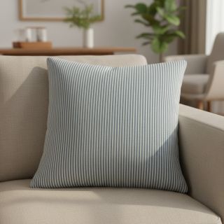 Decoration fabric DOBBY Colored stripe blue