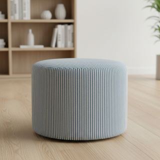 Decoration fabric DOBBY Colored stripe blue