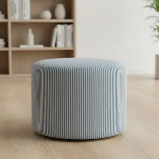 Decoration fabric DOBBY Colored stripe blue