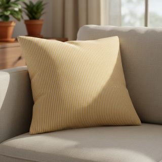 Decoration fabric DOBBY Colored stripe ochre