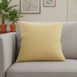 Decoration fabric DOBBY Colored stripe warm yellow