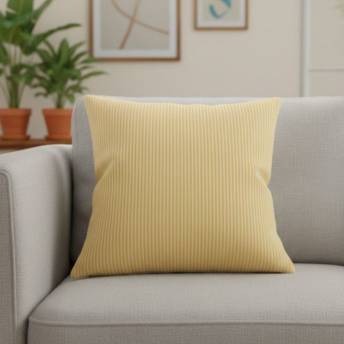 Decoration fabric DOBBY Colored stripe warm yellow