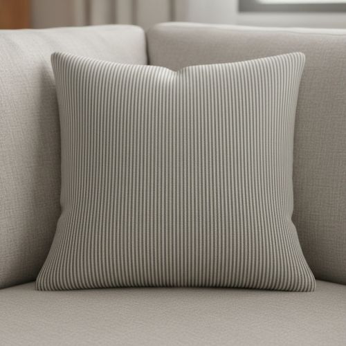 Decoration fabric DOBBY Colored stripe graphite