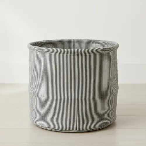 Decoration fabric DOBBY Colored stripe graphite