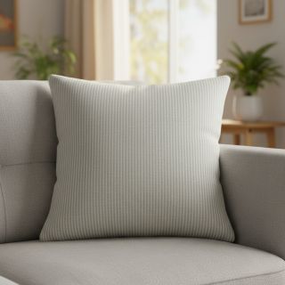 Decoration fabric DOBBY Colored stripe light grey