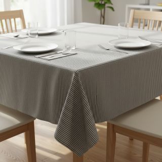 Decoration fabric DOBBY Colored stripe black