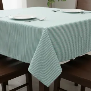Decoration fabric DOBBY Colored stripe mint