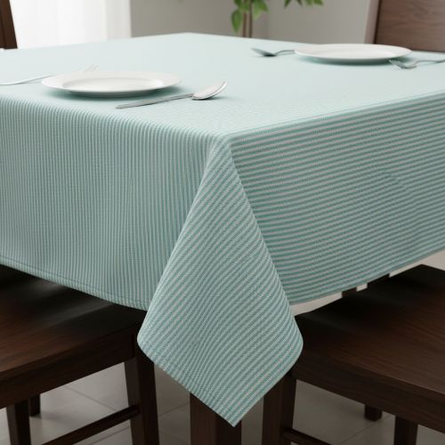 Decoration fabric DOBBY Colored stripe mint